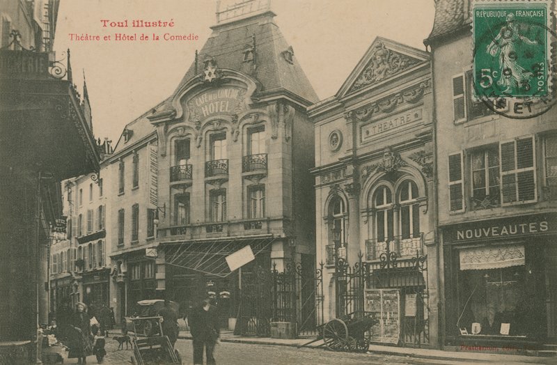 Theatre and Hotel de la Comedie, Toul, France by French Photographer
