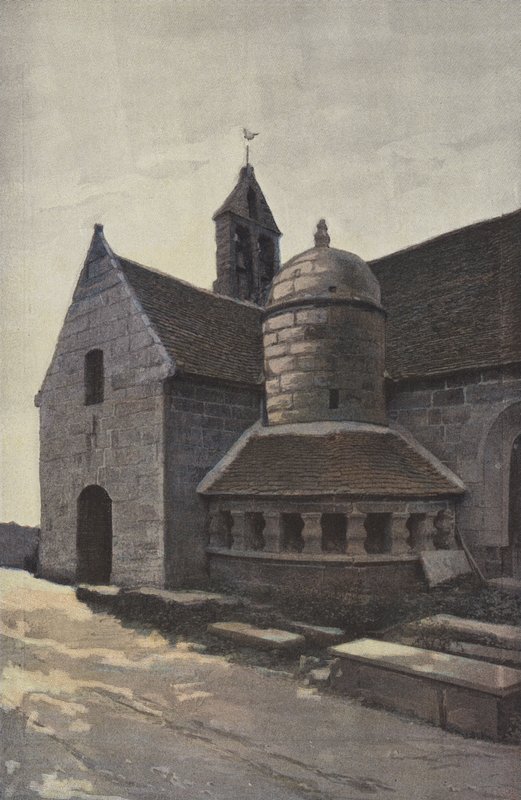Trégastel, Church and Ossuary by French Photographer