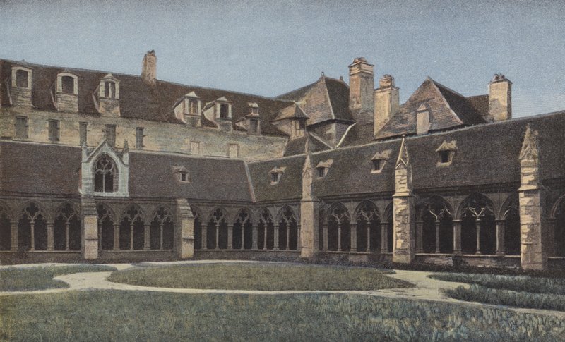 Tréguier, Cloister, Interior View by French Photographer