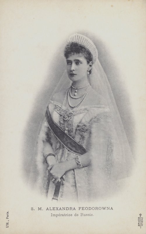 Tsarina Alexandra of Russia by French Photographer