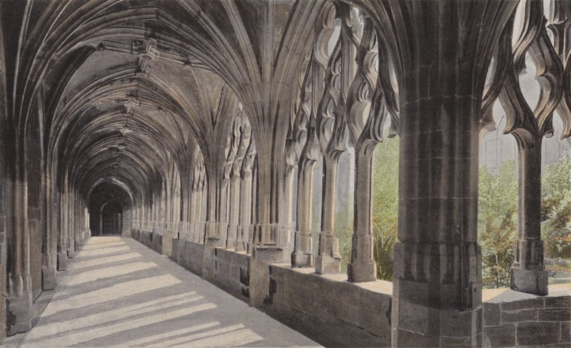 Verdun, Cloister Adjacent to the Cathedral, South Gallery by French Photographer