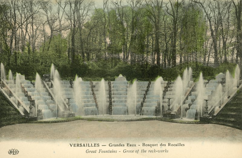 Versailles, Grand Eaux, Bosquet de Rocailles by French Photographer