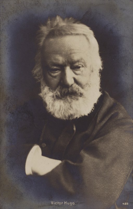 Victor Hugo (1802-1885), French poet, novelist and dramatist by French Photographer