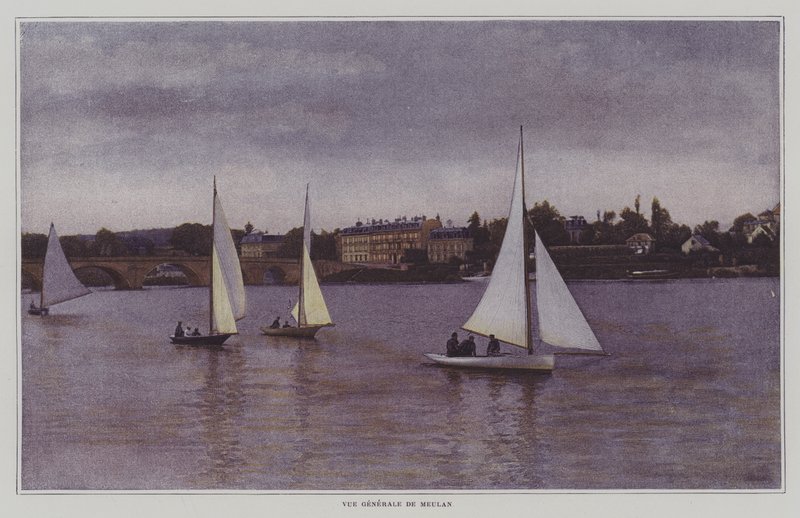 View of Meulan-en-Yvelines, Paris by French Photographer
