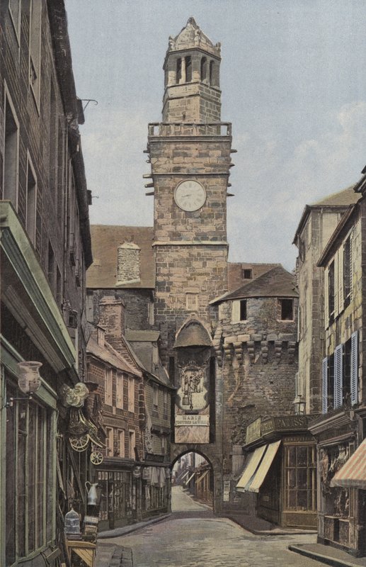 Vire, Clock Gate, Exterior Side to the City by French Photographer