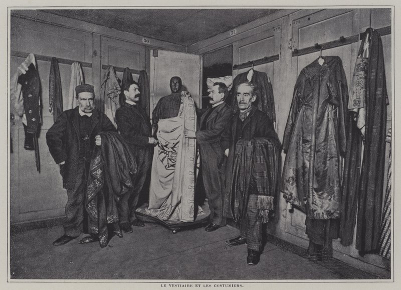Wardrobe Department of the Comedie-Francaise, Paris by French Photographer
