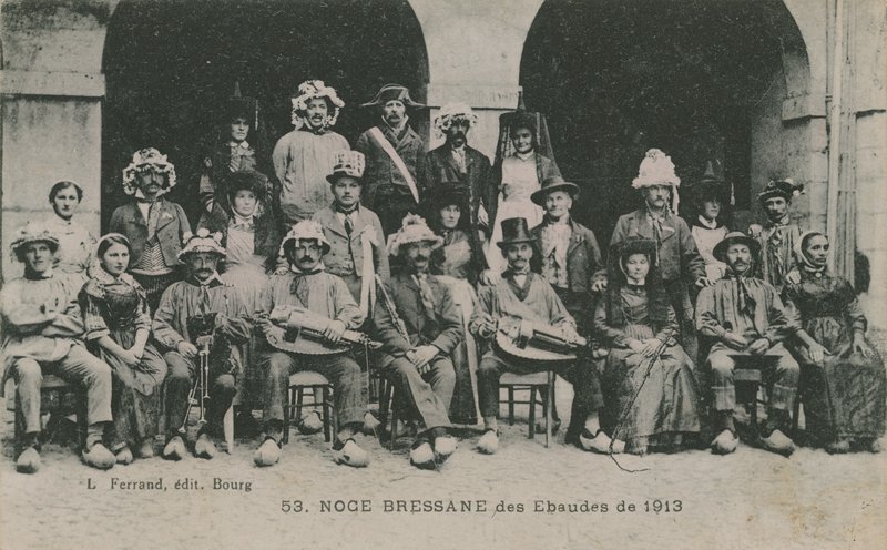Wedding of Bressan Ebaudes in 1913 by French Photographer