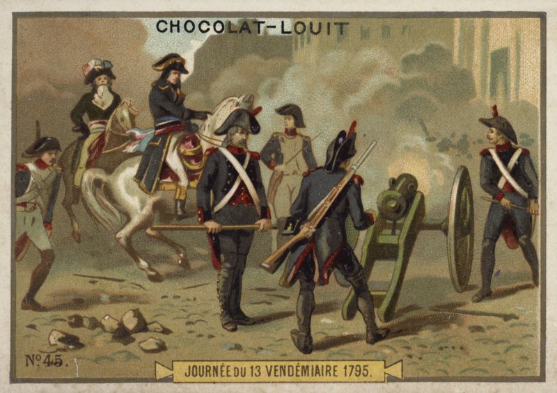 13 Vendemiaire 1795 by French School