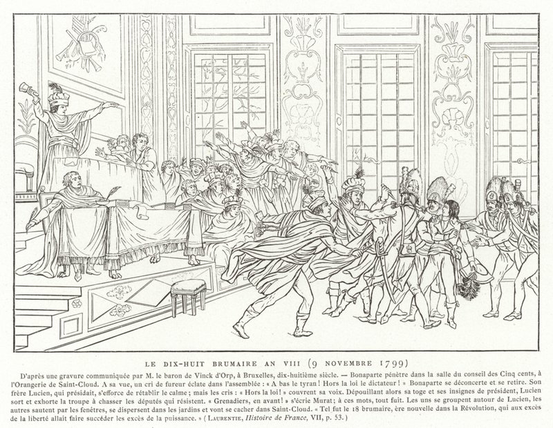 18 Brumaire, Year VIII (9 November 1799) by French School