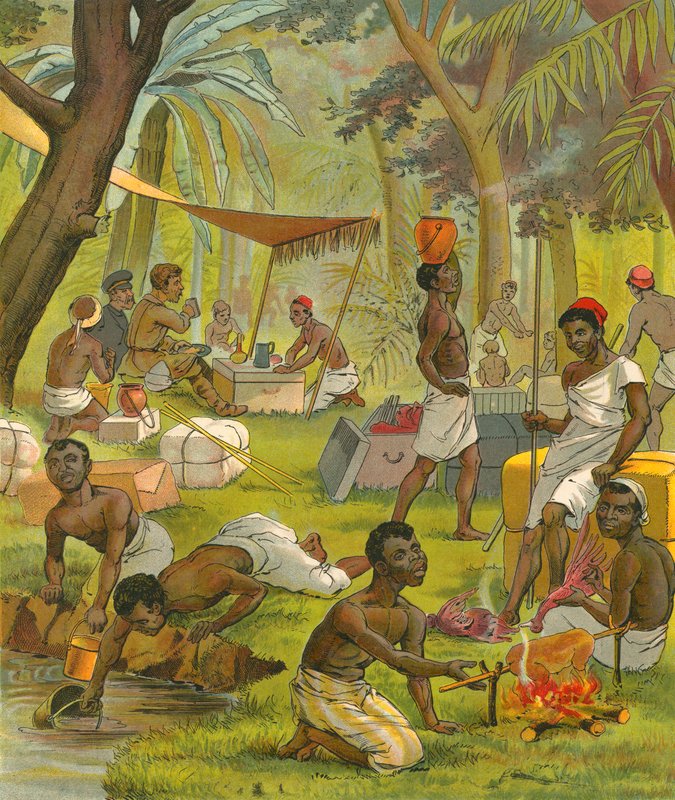 A Break in Africa by French School