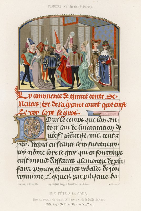 A feast of the court by French School
