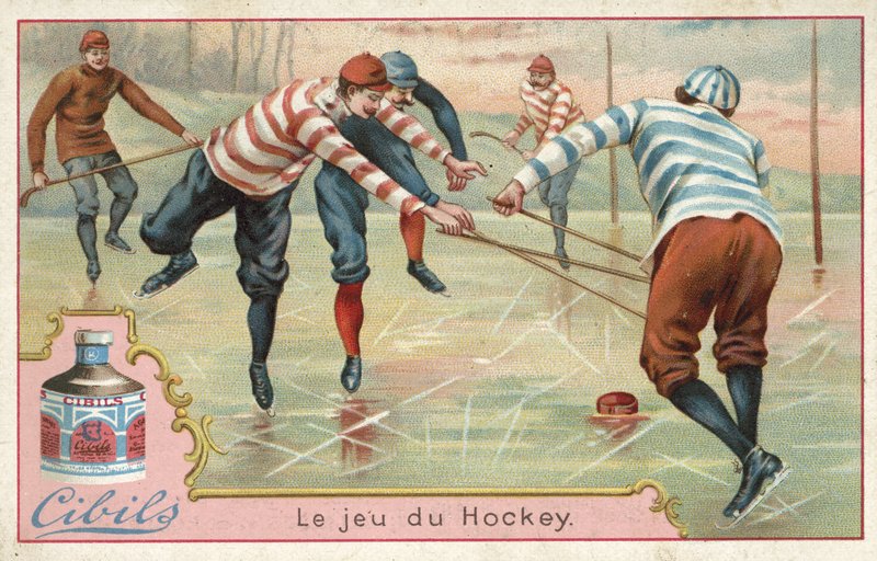 A Game of Hockey by French School
