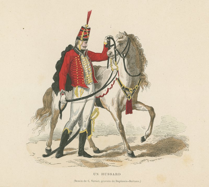 A hussar by French School