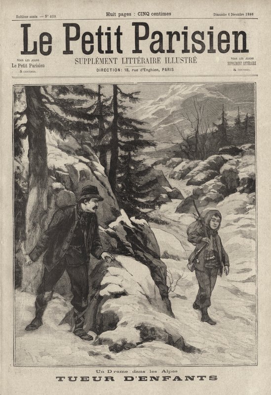 A killer of children in the Alps: an Italian man waiting to murder a boy he had agreed to help cross the snow-covered pass of the Col de l