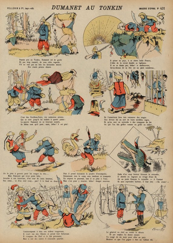 Adventures of Dumanet, a French Soldier, in Tonkin by French School