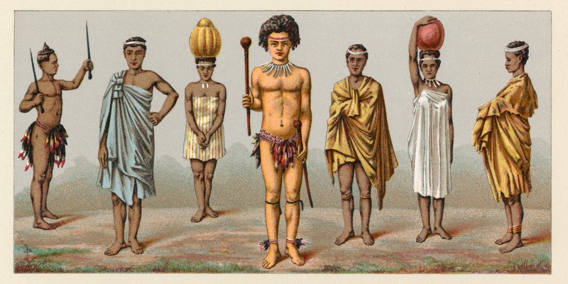 Africa Costume by French School