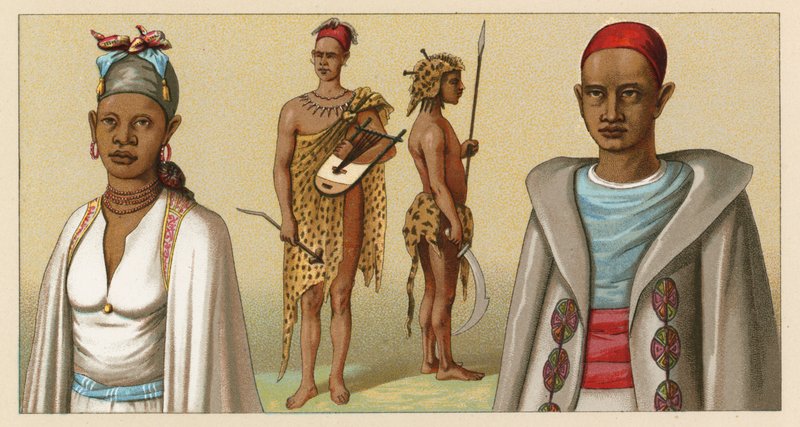 African Costume by French School