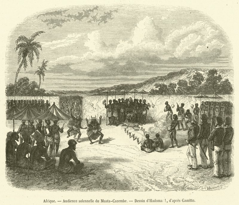 Africa, Solemn Audience of Muata-Cazembe by French School