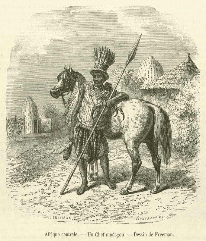Central Africa, A Mousgou Chief by French School