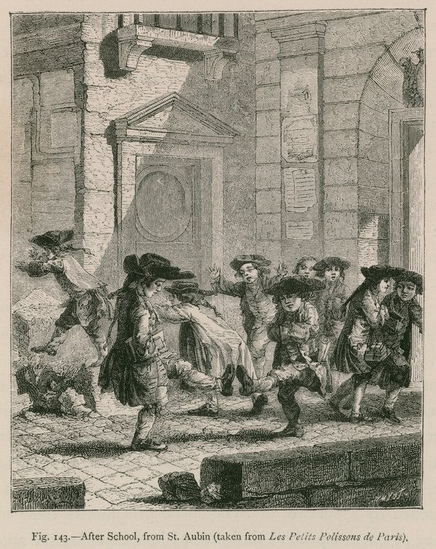 After School, from St. Aubin (taken from Les Petits Polissons de Paris) by French School