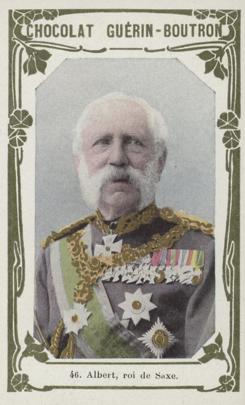 Albert, King of Saxony by French School