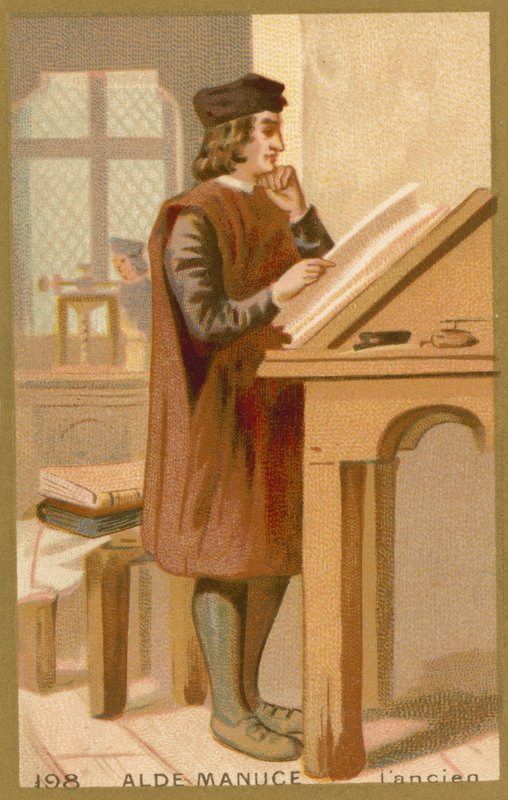 Aldus Manutius the Elder by French School