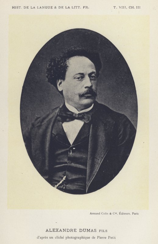 Alexandre Dumas fils by French School