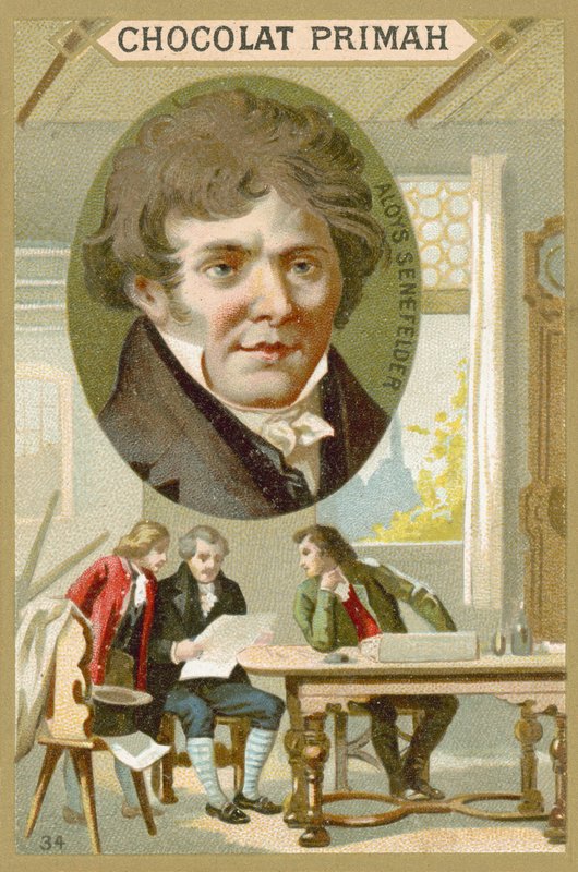 Alois Senefelder, German Playwright, Actor and Inventor of Lithography by French School