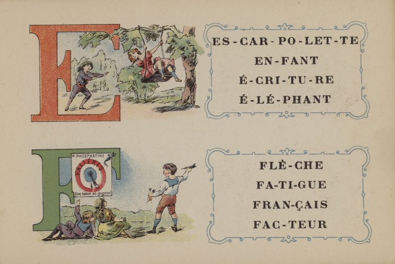 Alphabet De La Phosphatine Falieres by French School