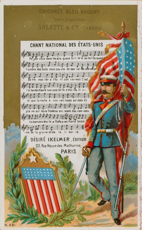 American National Anthem by French School