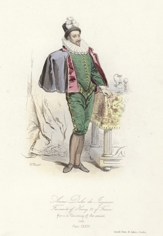 Anne, Duke of Joyeuse, favourite of Henry III of France by French School