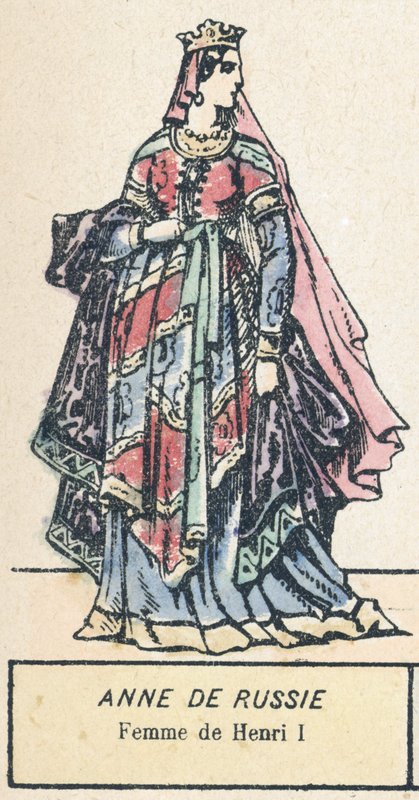 Anne of Russia, Wife of Henry I by French School
