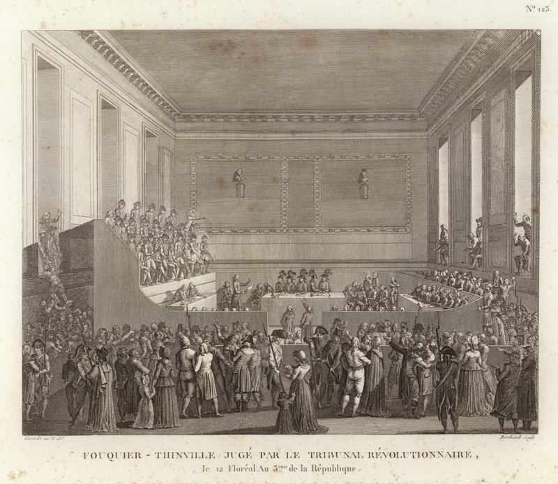 Antoine Quentin Fouquier-Tinville Judged by the Revolutionary Court by French School