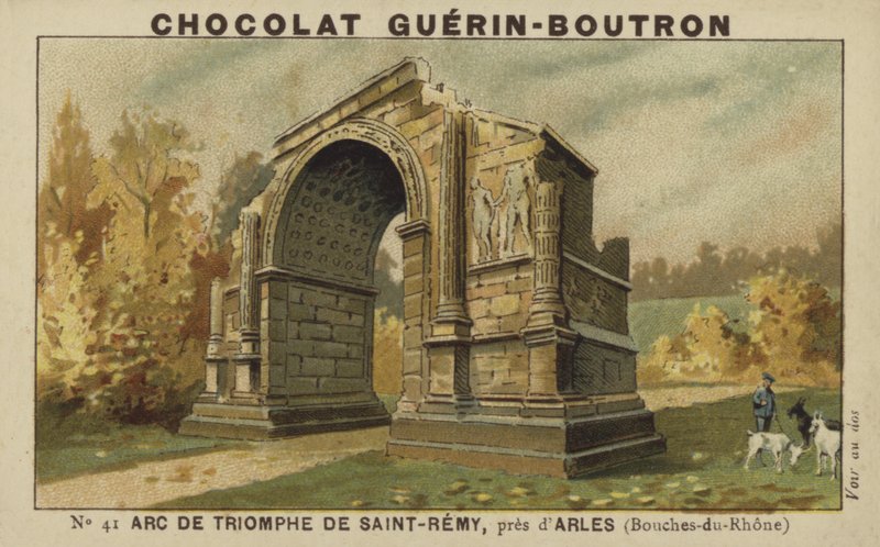 Triumphal Arch of Saint-Remy, near Arles, Bouches-du-Rhone by French School