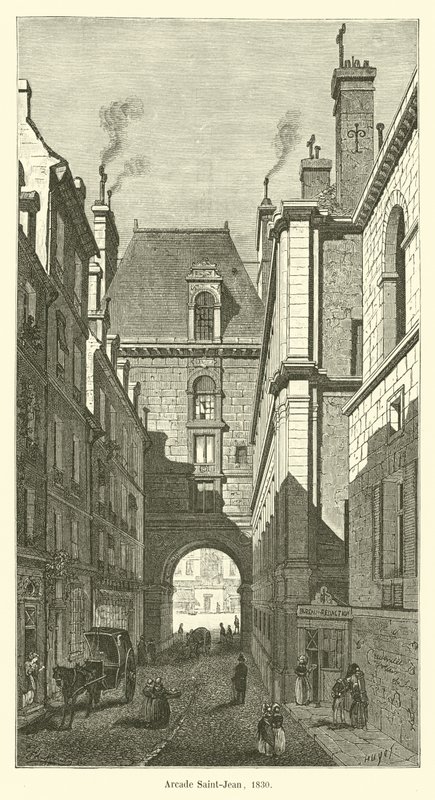 Arcade Saint-Jean, 1830 by French School