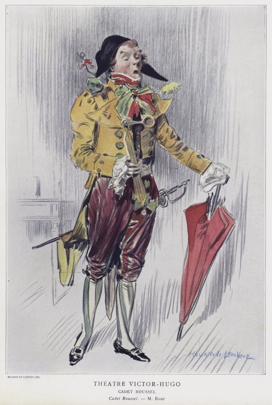 Armand Bour in the Title Role in Cadet Roussel, 1903 by French School