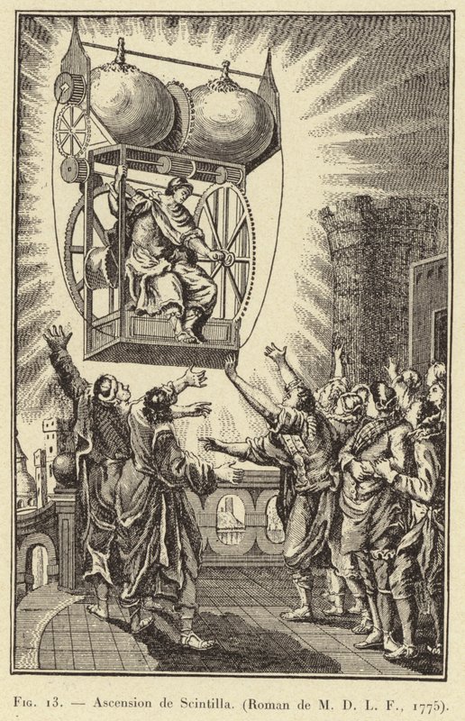Ascension of Scintilla by French School