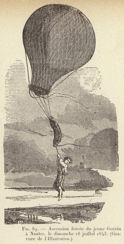 Forced Ascent of Young Guerin in Nantes, Sunday, July 16, 1843 by French School