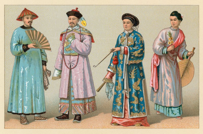 Asia Costume by French School