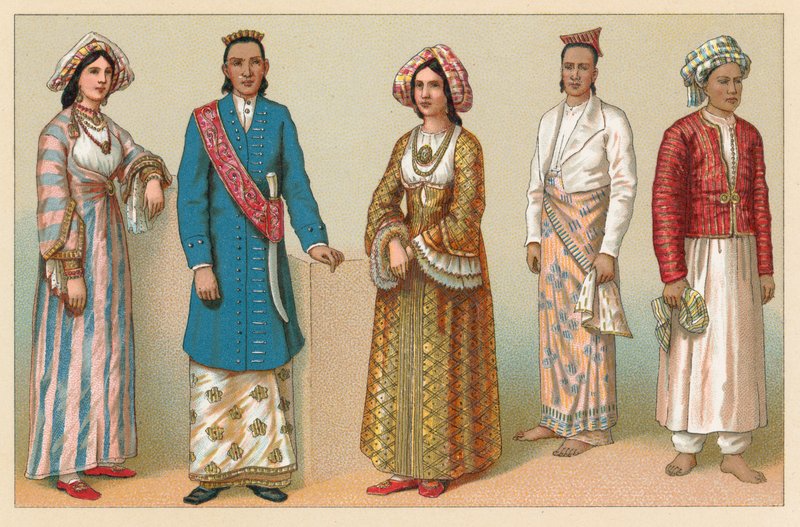 Asia Costume by French School