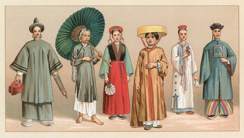 Asia Costume by French School
