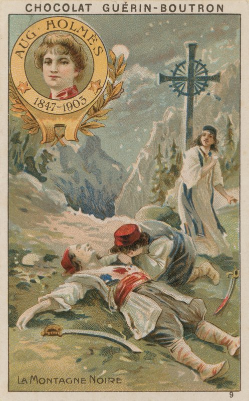 Aug Holmes, The Black Mountain by French School