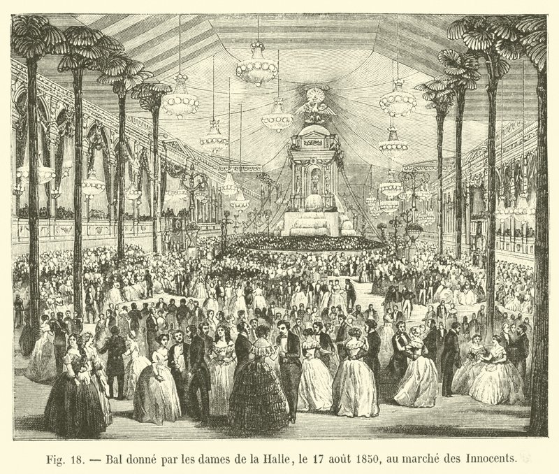 Ball given by the ladies of the Hall, August 17, 1850, at the Innocents Market by French School