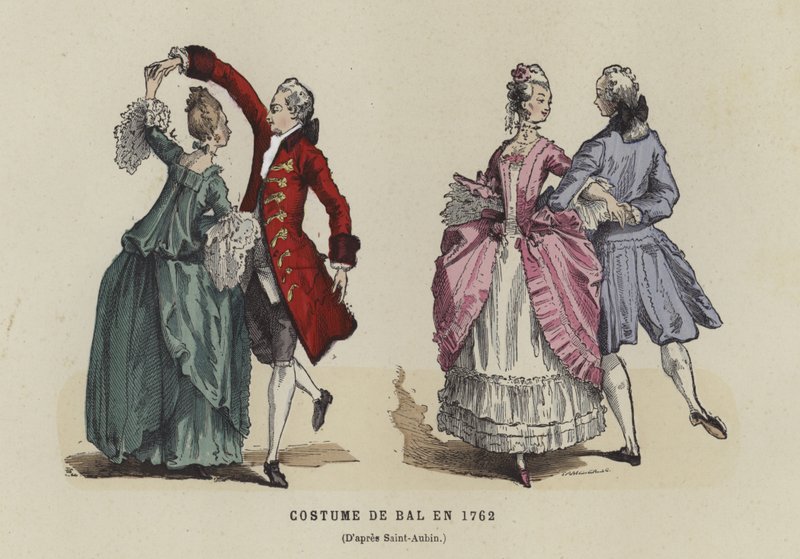 Ball Costume, 1762 by French School