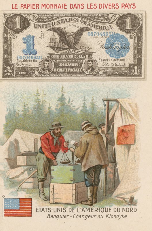 Banker and Moneychanger, Klondike, Alaska, USA by French School