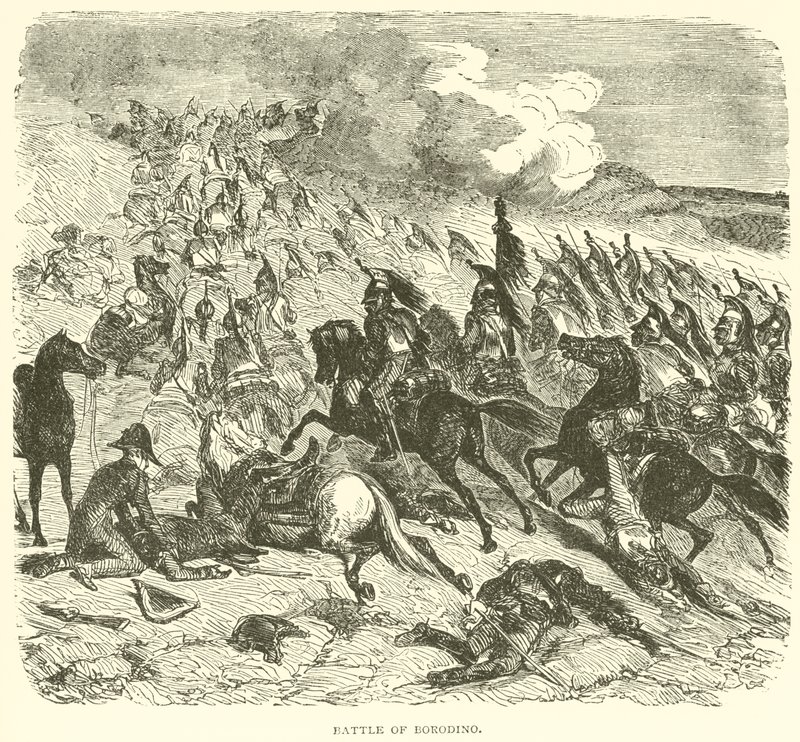 Battle of Borodino by French School