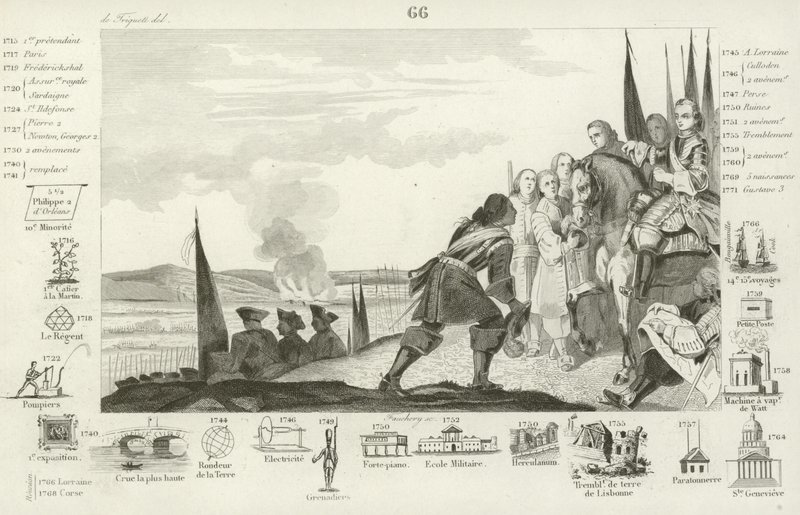 Battle of Fontenoy, 1745 by French School