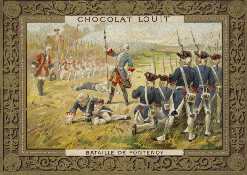 Battle of Fontenoy, 1745 by French School