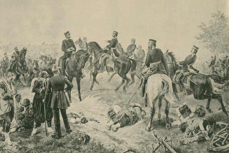 Battle of Gravelotte, Franco-Prussian War, 18 August 1870 by French School