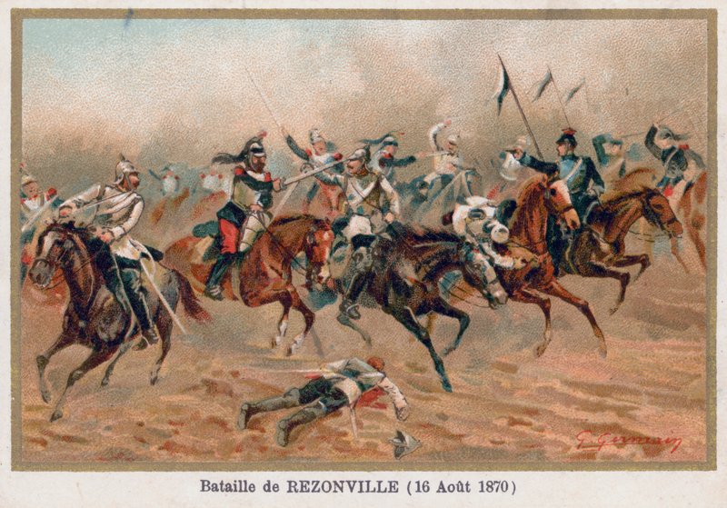 Battle of Rezonville by French School